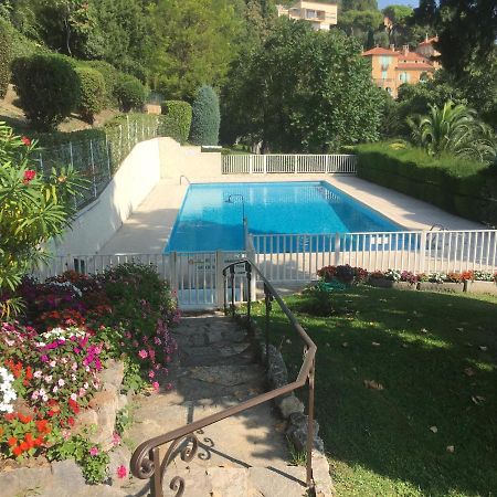 Clim Jardin Et Parking Prive -Piscine Tennis Et Park Vue Mer Grasse Eksteriør billede